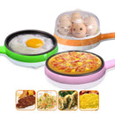 Frigideira Antiaderente 110v/220V Cozedor Para Ovos e Legumes no Vapor Multifuncional