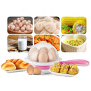 Frigideira Antiaderente 110v/220V Cozedor Para Ovos e Legumes no Vapor Multifuncional