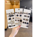 Kit 5 Peças Presilhas Luxuosa Tic Tac Clip Enfeites Feminina para Cabelos