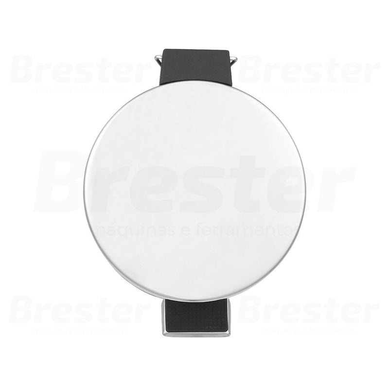 Lixo Lixeira Redonda 5 Litros Aço Inox Balde Cesto Removível Alça Pedal Para Banheiro Escritório Lavabo Cozinha Fraldas Bebe Casa Restaurantes Pet Pia Powermaid