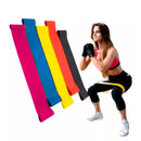 KIT 5 FAIXA ELÁSTICA SUPER MINI BAND PARA TREINO EXERCÍCIOS FUNCIONAL AEROBICO